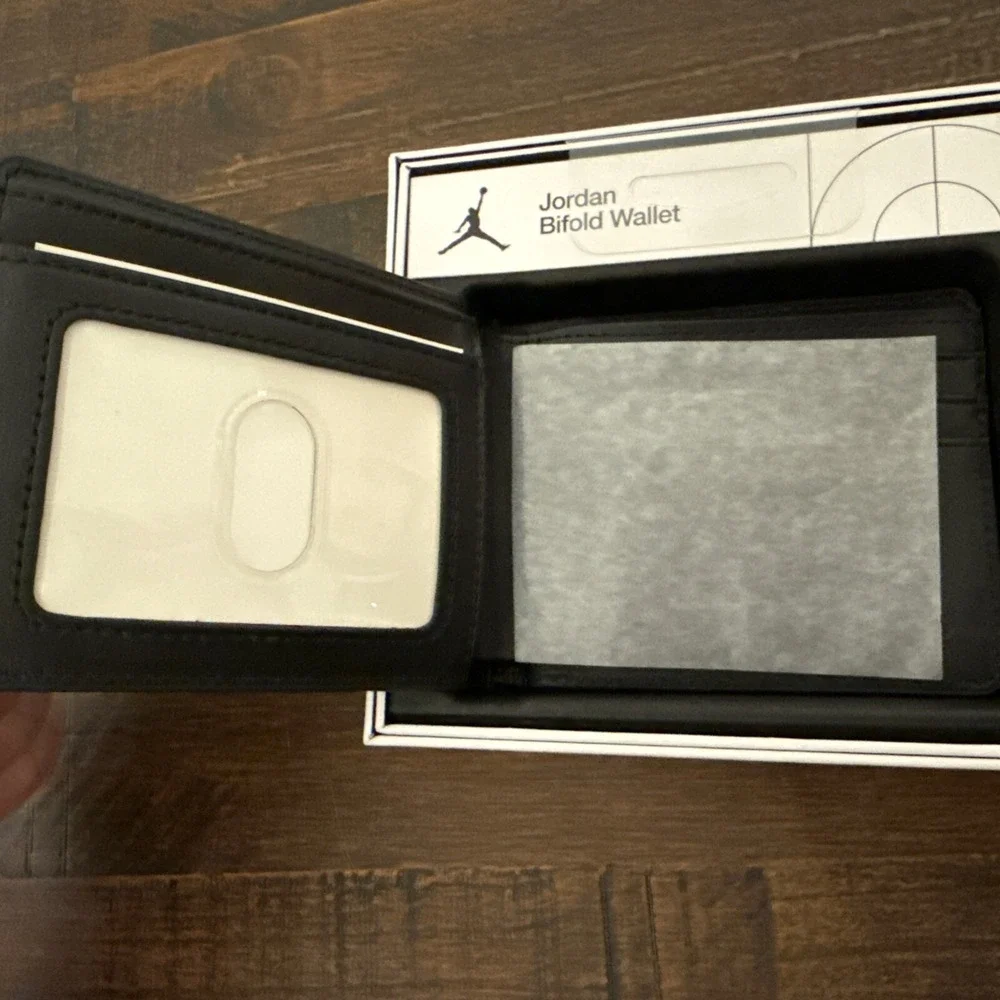 Nike Jordan Jumpman Ingot Bifold Wallet Black MA0819-023 Brand New
